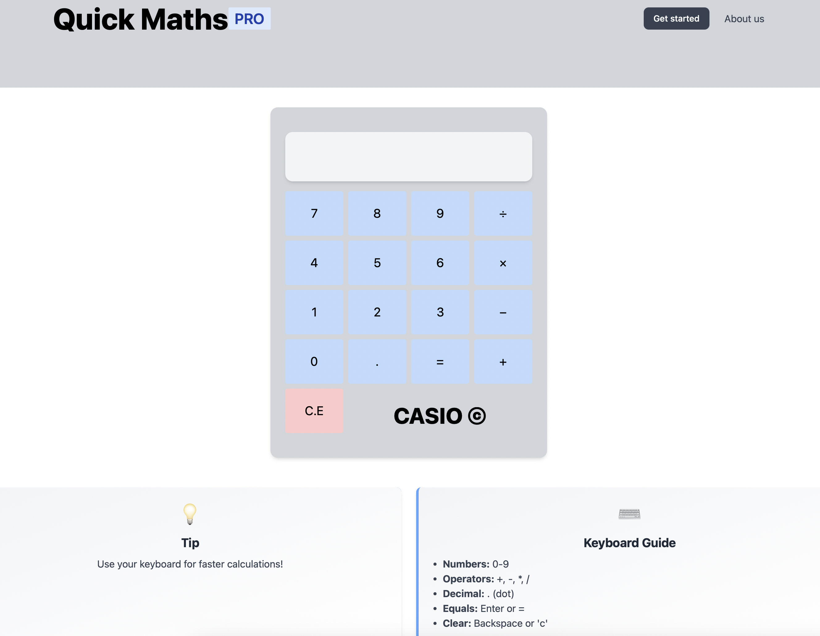 QuickPro Calculator